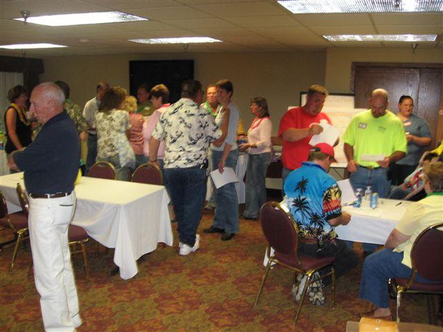 2007 Iowa Fire Chiefs Assn Fall Conference, Key West.  Key West Fire Station, Hospitality night.